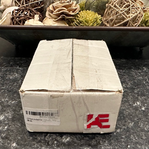 New! BE 10pk Arched Vintage Zinc Alloy Cabinet Pull Handles Brushed Gold Brass - Picture 11 of 11